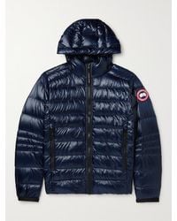 Canada Goose - Crofton Slim-Fit Recycled Nylon-Ripstop Hooded Down Jacket - Lyst