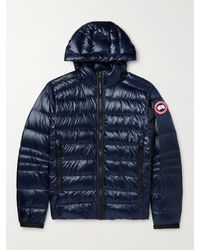 Canada Goose - Crofton Slim-fit Recycled Nylon-ripstop Hooded Down Jacket - Lyst