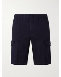 Slowear - Straight-Leg Cotton And Linen-Blend Shorts - Lyst