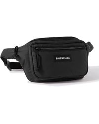 Balenciaga - Explorer Logo-Appliquéd Nylon Belt Bag - Lyst