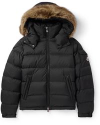 Moncler - Mayaf Faux Fur-trimmed Quilted Shell Hooded Down Jacket - Lyst