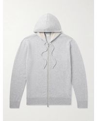 Eleventy - Cashmere Zip-Up Hoodie - Lyst