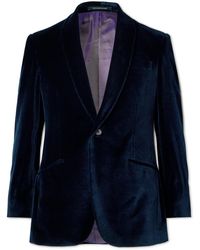 Richard James - Slim-fit Cotton-velvet Tuxedo Jacket - Lyst