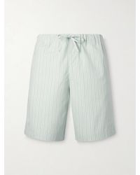 Dries Van Noten - Straight-Leg Striped Cotton-Poplin Drawstring Shorts - Lyst