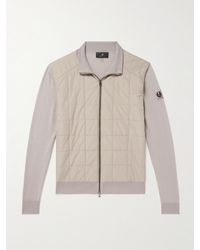 Belstaff - Kelbrook Cardigan aus Wolle und gestepptem Shell - Lyst