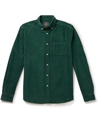 Portuguese Flannel - Lobo Button-down Collar Cotton-corduroy Shirt - Lyst