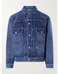 Fullcount - Type 2 Fear Of The Dark Selvedge Denim Jacket - Lyst