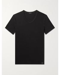 Tom Ford - Slim-fit Stretch-cotton Jersey T-shirt - Lyst