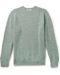 YMC - Brushed-wool Sweater - Lyst