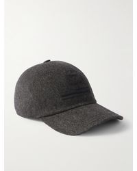 ZEGNA - Baseballkappe aus "Oasi"-Kaschmir mit Logodetail - Lyst