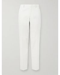 Loro Piana - Jarno Austin Straight-Leg Stretch-Cotton Twill Trousers - Lyst