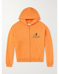 CHERRY LA - Logo-print Cotton-jersey Zip-up Hoodie - Lyst