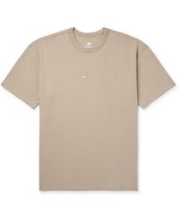 Nike - Sportswear Premium Essentials Logo-embroidered Cotton-jersey T-shirt - Lyst