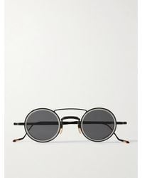 Jacques Marie Mage - Ringo Round-Frame Metal And Acetate Sunglasses - Lyst