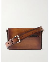 Berluti - Jour De Poche Venezia Leather Messenger Bag - Lyst