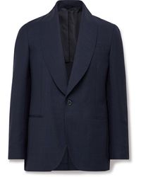 De Petrillo - Slim-fit Shawl-collar Virgin Wool And Mohair-blend Tuxedo Jacket - Lyst