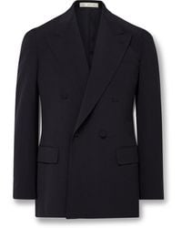 Umit Benan - Double-breasted Wool Suit Jacket - Lyst