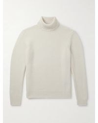 Ralph Lauren - Ribbed Cashmere Rollneck Sweater - Lyst