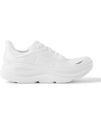 Hoka One One - Bondi 9 Rubber-Trimmed Mesh Running Sneakers - Lyst