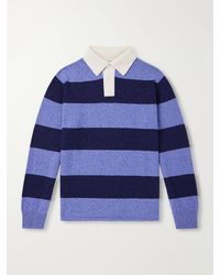 Begg x Co - Hooped Cashmere Rugby Sweater - Lyst