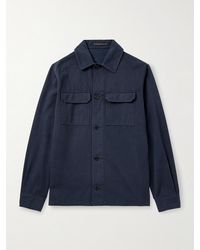 Slowear - Incotex Cotton And Cashmere-Blend Overshirt - Lyst