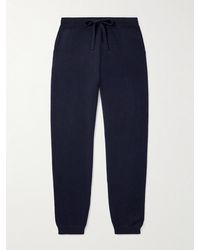 Allude - Tapered Wool And Cashmere-Blend Sweatpants - Lyst
