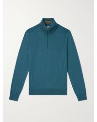 Paul Smith - Merino Wool Half-zip Sweater - Lyst