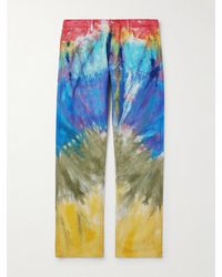 GALLERY DEPT. - Marley Straight-Leg Distressed Tie-Dyed Jeans - Lyst