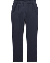 Orlebar Brown - Cornell Slim-fit Straight-leg Washed Linen Trousers - Lyst