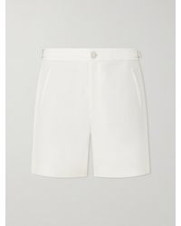 God's True Cashmere - Straight-Leg Linen-Twill Shorts - Lyst