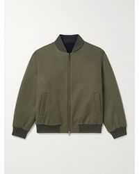 Loro Piana - Ivy Reversible Fleece-Lined Cashmere Bomber Jacket - Lyst