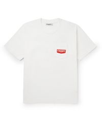 CHERRY LA - Soaring Eagle Garment-dyed Logo-print Cotton-jersey T-shirt - Lyst