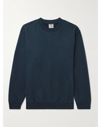 A.P.C. - Jw Anderson Rene Logo-embroidered Cotton-blend Jersey Sweatshirt - Lyst