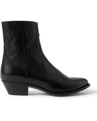 Celine - Leather Chelsea Boots - Lyst