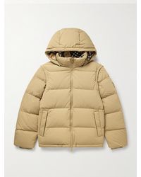 Burberry - Convertible Quilted Shell Hooded Down Jacket - Lyst