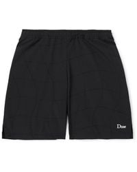 Dime - Straight-leg Logo-embroidered Shell Shorts - Lyst