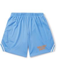 GALLERY DEPT. - Venice Court Wide-leg Logo-print Webbing-trimmed Mesh Shorts - Lyst