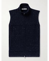 Inis Meáin - Lifeline Merino Wool And Cashmere-blend Gilet - Lyst