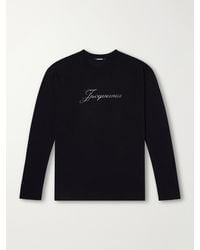 Jacquemus - Logo-Printed Cotton And Hemp-Blend Jersey T-Shirt - Lyst