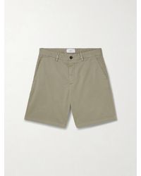 MR P. - Straight-Leg Garment-Dyed Cotton-Blend Twill Bermuda Shorts - Lyst