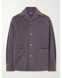 FRIZMWORKS - Relaxed Coverall Cotton-Blend Twill Blouson Jacket - Lyst