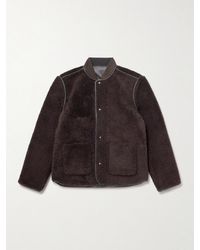 MR P. - Reversible Shearling Jacket - Lyst