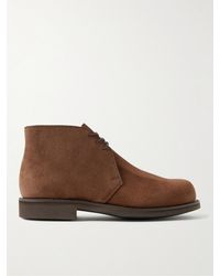 George Cleverley - Jacob Full-grain Suede Chukka Boots - Lyst
