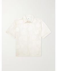NN07 - Freddy 50045 Floral-Embroidered Organic Cotton-Blend Shirt - Lyst