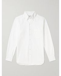 Kingsman - Hemd aus Baumwoll-Oxford mit Button-Down-Kragen - Lyst