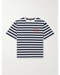 GALLERY DEPT. - French Logo-Print Striped Cotton-Jersey T-Shirt - Lyst