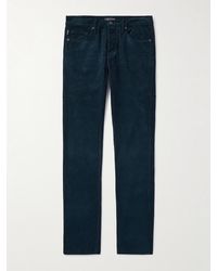 Tom Ford - Slim-Fit Cotton-Blend Corduroy Trousers - Lyst