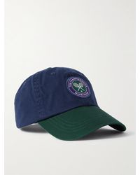 Polo Ralph Lauren - Wimbledon Appliquéd Colour-block Cotton-twill Baseball Cap - Lyst