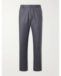 Boglioli - Straight-Leg Herringbone Virgin Wool Suit Trousers - Lyst