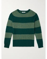 YMC - Striped Wool Sweater - Lyst